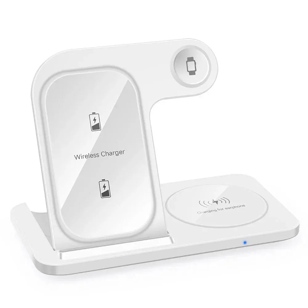 20W 3-in-1 Schnellladeständer für kabelloses laden, iPhone, AirPods und Apple Watch 20W 3-in-1 Schnellladeständer für kabelloses laden, iPhone, AirPods und Apple Watch
